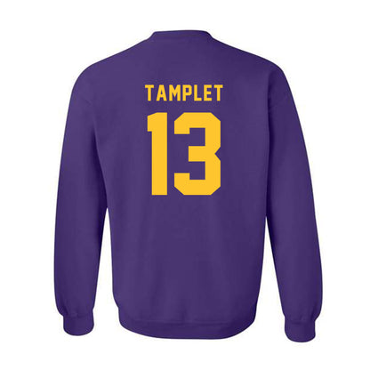 LSUA - NCAA Baseball : Nash Tamplet - Classic Shersey Crewneck Sweatshirt-1