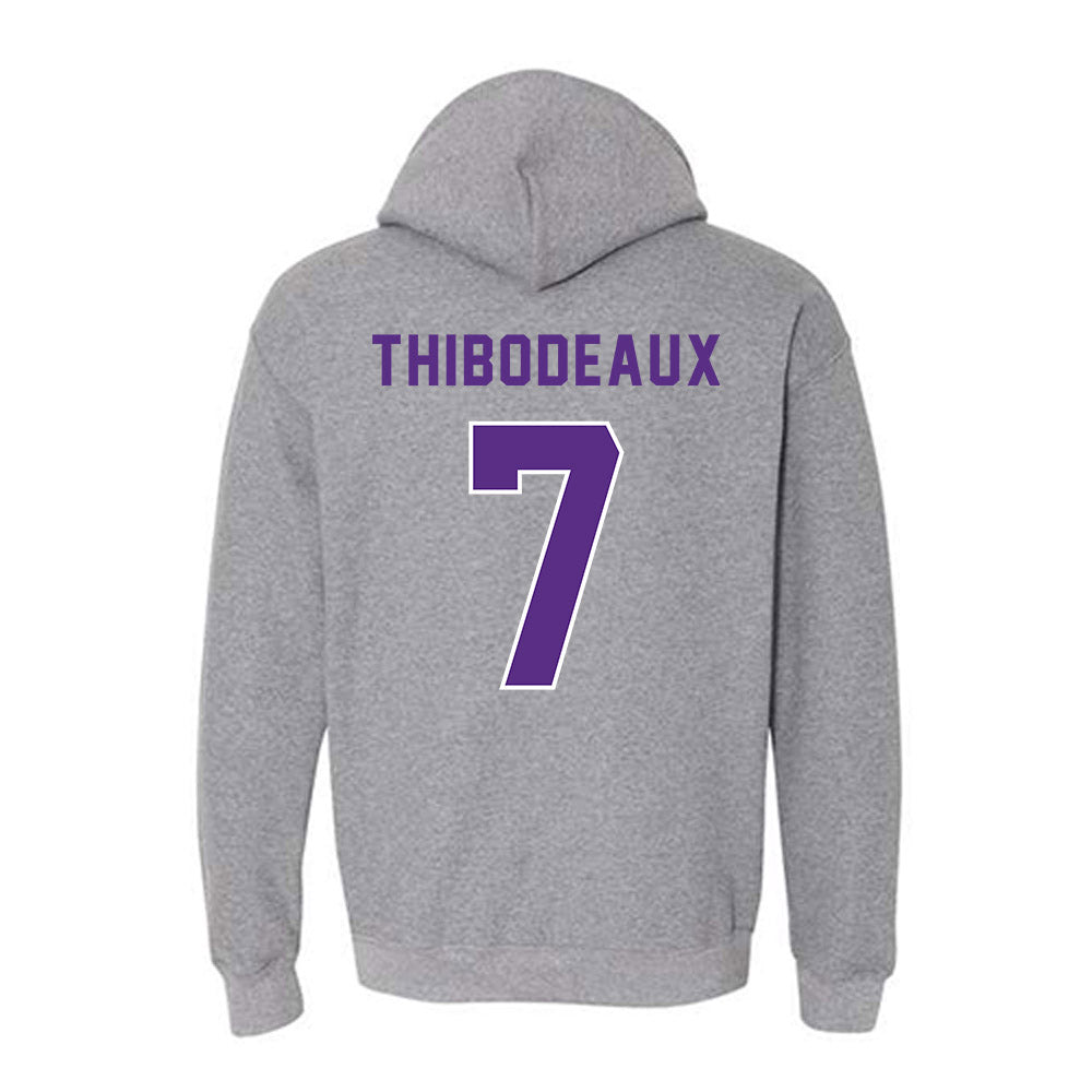 LSUA - NCAA Softball : Livie Thibodeaux - Classic Shersey Hooded Sweatshirt-1