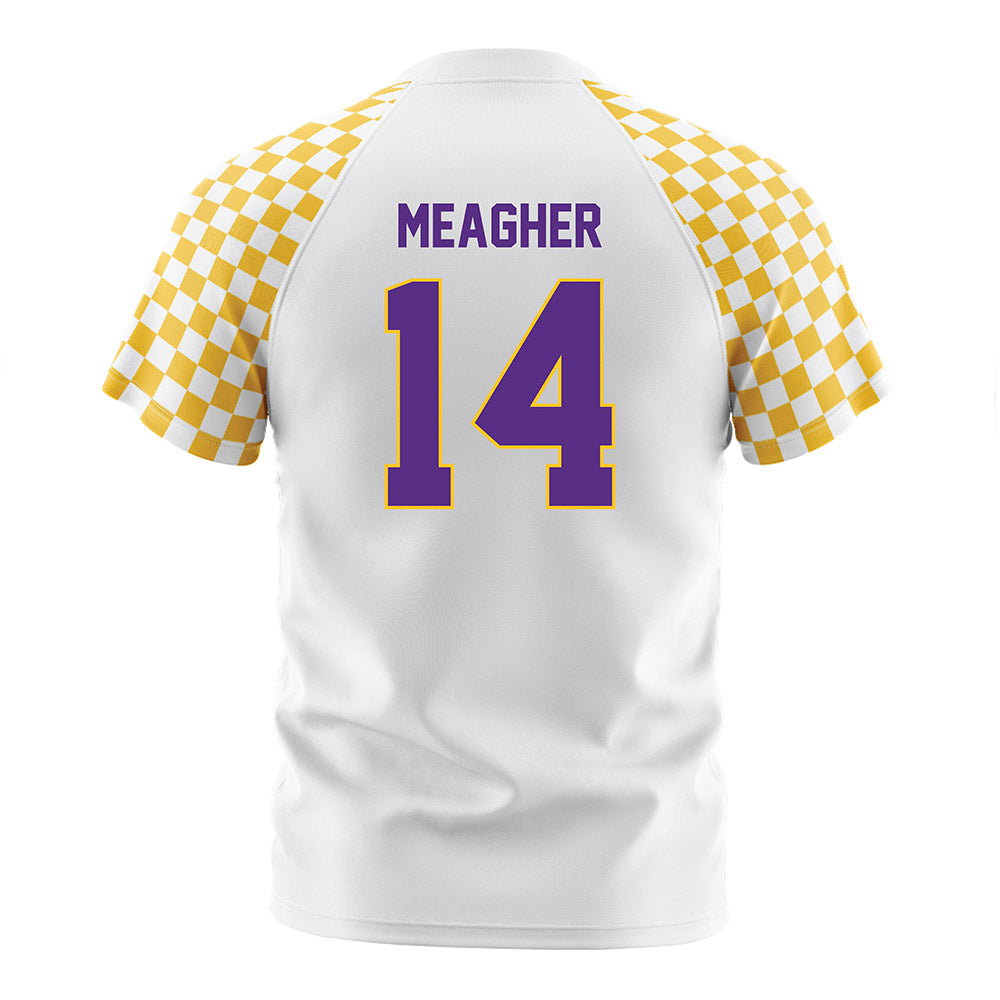 LSUA - NCAA Men's Soccer : Shay Meagher - White Soccer Jersey-1