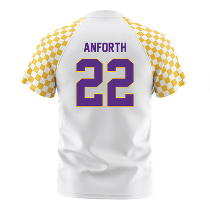 LSUA - NCAA Men's Soccer : Owen Anforth - White Soccer Jersey-1