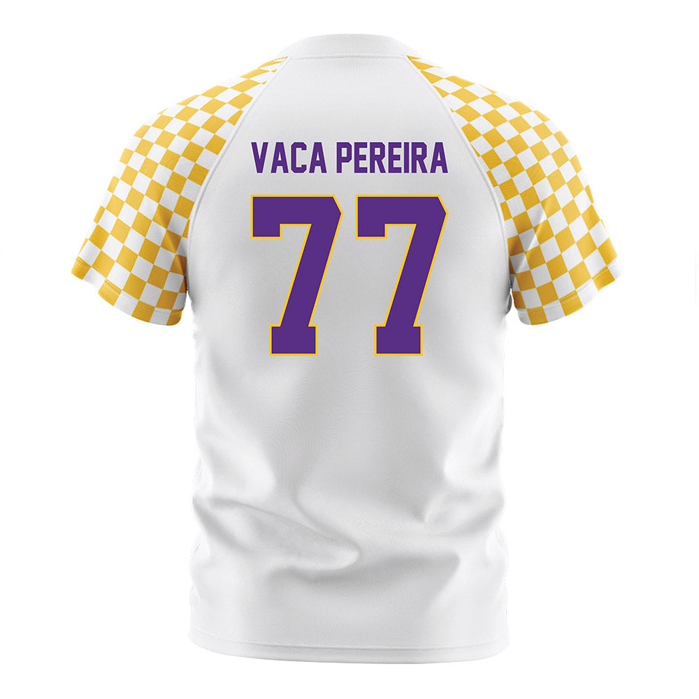 LSUA - NCAA Men's Soccer : Mario Vaca Pereira - White Soccer Jersey-1