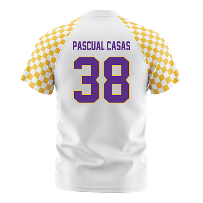 LSUA - NCAA Men's Soccer : David Pascual Casas - White Soccer Jersey-1