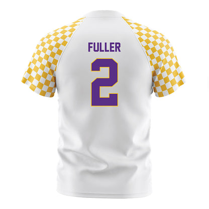 LSUA - NCAA Men's Soccer : Rhys Fuller - White Soccer Jersey-1