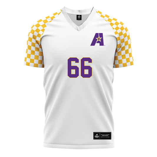 LSUA - NCAA Men's Soccer : Charlie Young - White Soccer Jersey-0