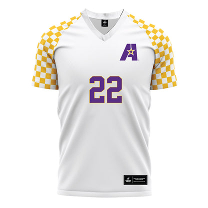 LSUA - NCAA Men's Soccer : Owen Anforth - White Soccer Jersey-0
