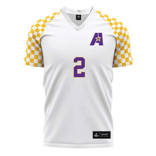 LSUA - NCAA Men's Soccer : Rhys Fuller - White Soccer Jersey-0