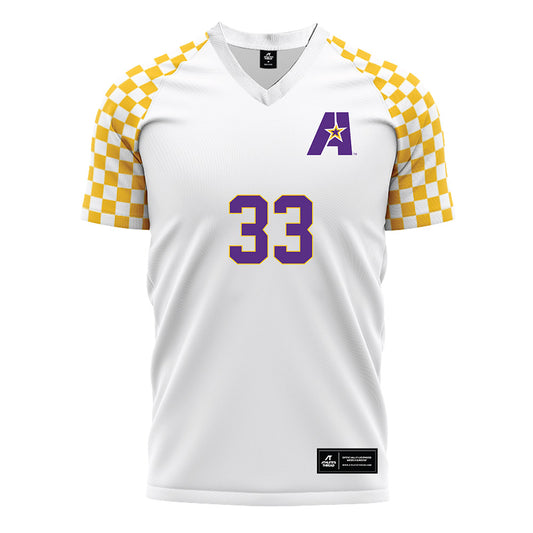 LSUA - NCAA Men's Soccer : Chris Williamson - White Soccer Jersey-0