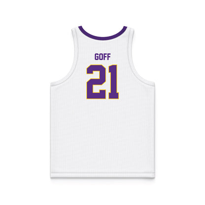 LSUA - NCAA Women's Basketball : Princis Goff - White Basketball Jersey-1