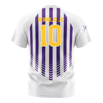 LSUA - NCAA Women's Soccer : Alexia Bermejo Jo - White Soccer Jersey-1