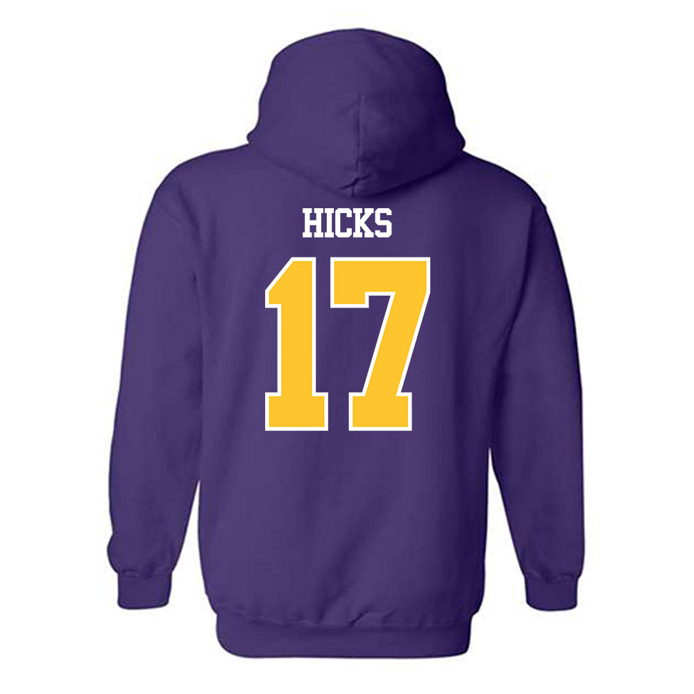 LSUE - NCAA Baseball : Dayton Hicks - Classic Shersey Hooded Sweatshirt-2