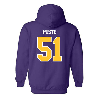 LSUE - NCAA Women's Soccer : Emily Poste - Classic Shersey Hooded Sweatshirt-3