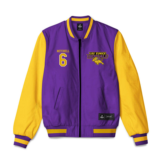LSUE - NCAA Baseball : Tyler Mitchell - Bomber Jacket-0