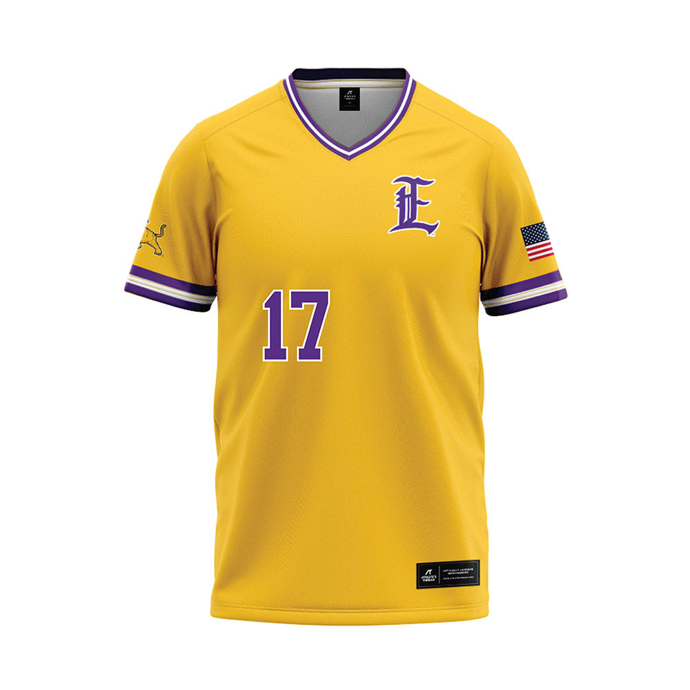 LSUE - NCAA Baseball : Dayton Hicks - Gold Baseball Jersey-0
