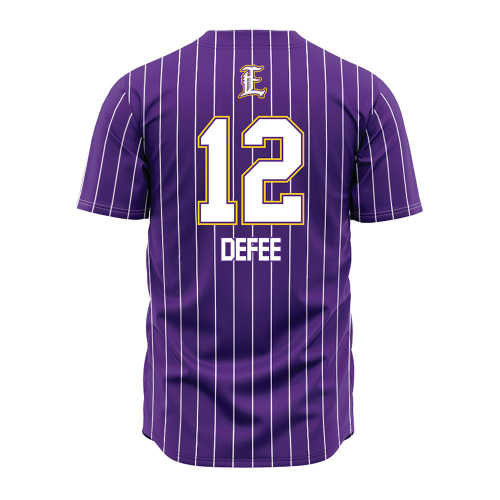 LSUE - NCAA Softball : Ava Defee - Purple Jersey-1