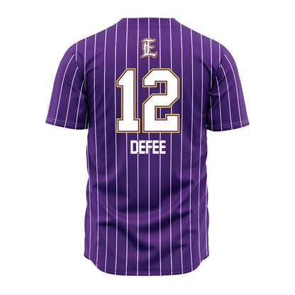 LSUE - NCAA Softball : Ava Defee - Purple Jersey-1