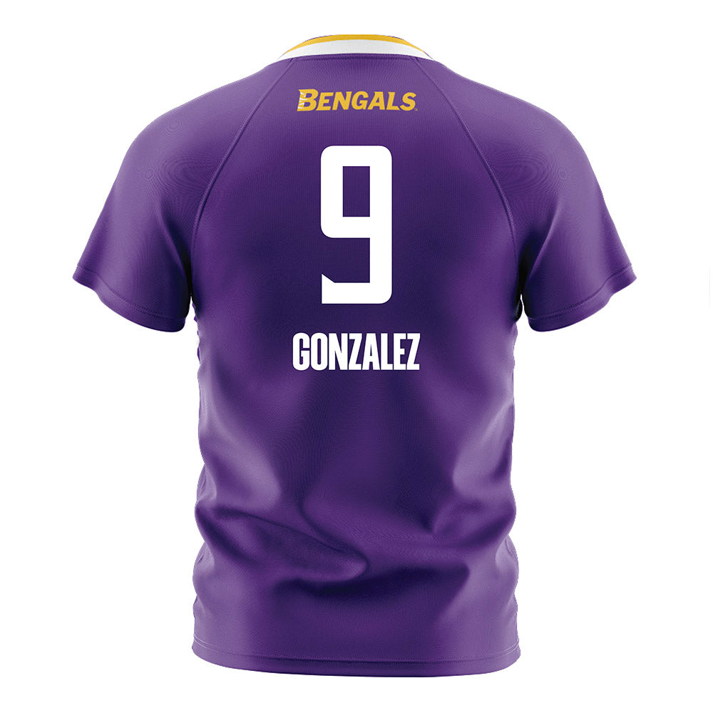 LSUE - NCAA Women's Soccer : Joselin Gonzalez - Purple Soccer Jersey-1