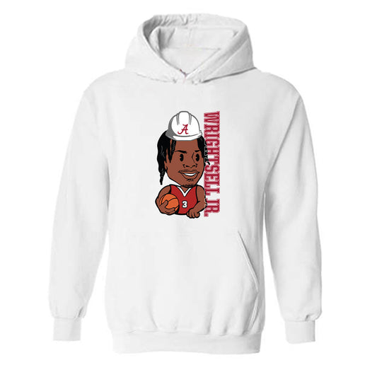 Alabama - NCAA Men's Basketball : Latrell Wrightsell Jr - Hooded Sweatshirt-0