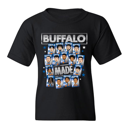 Buffalo - NCAA Men's Basketball : - Team Caricature Youth T-Shirt-0