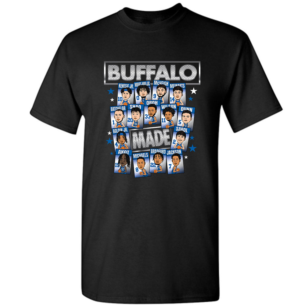 Buffalo - NCAA Men's Basketball : - Team Caricature T-Shirt-0