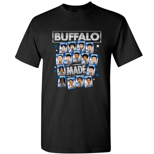 Buffalo - NCAA Men's Basketball : - Team Caricature T-Shirt-0