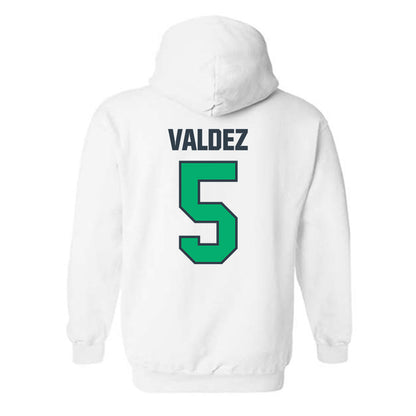 UAM - NCAA Men's Basketball : Gianssen Valdez - Classic Shersey Hooded Sweatshirt-1