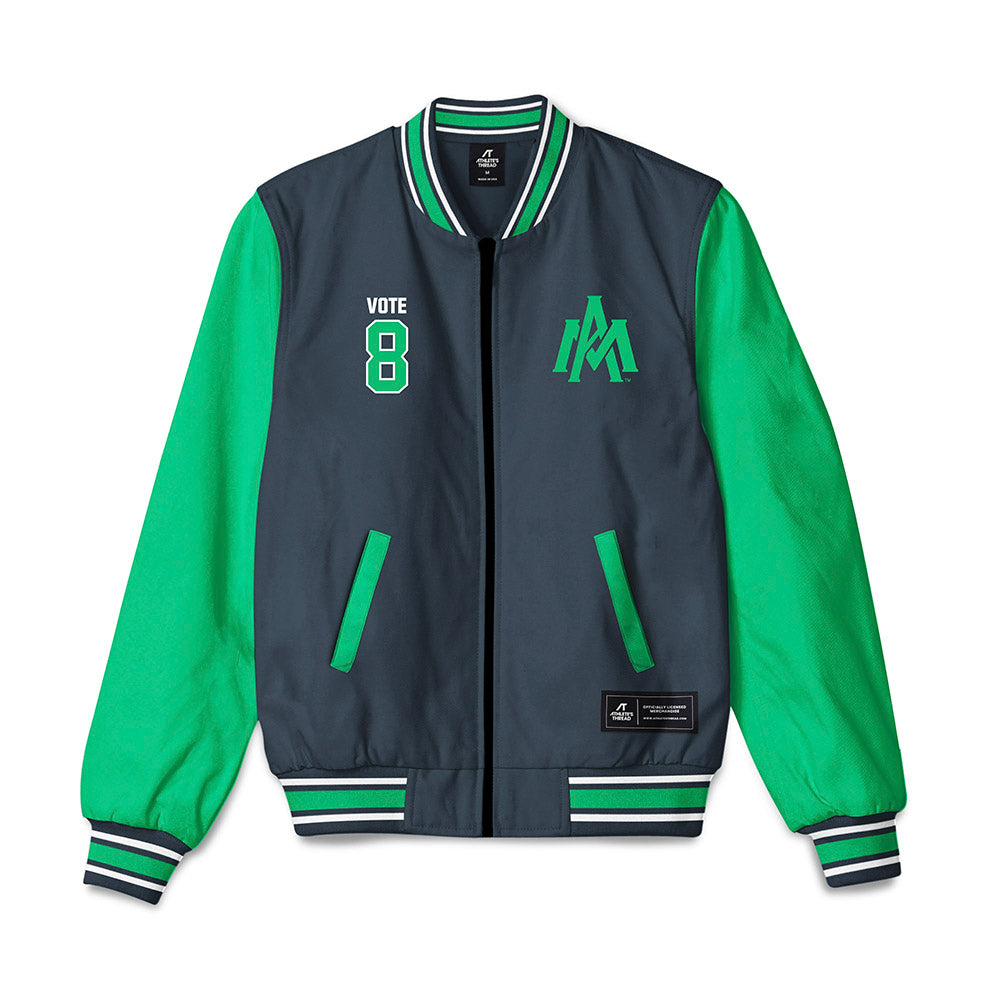UAM - NCAA Softball : Ashlynne Vote - Bomber Jacket-0