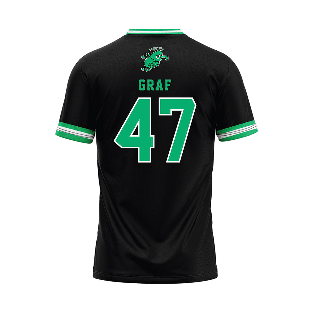 UAM - NCAA Baseball : Cody Graf - Black Baseball Jersey-1