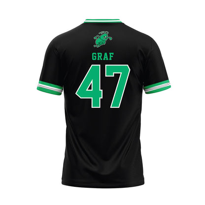 UAM - NCAA Baseball : Cody Graf - Black Baseball Jersey-1