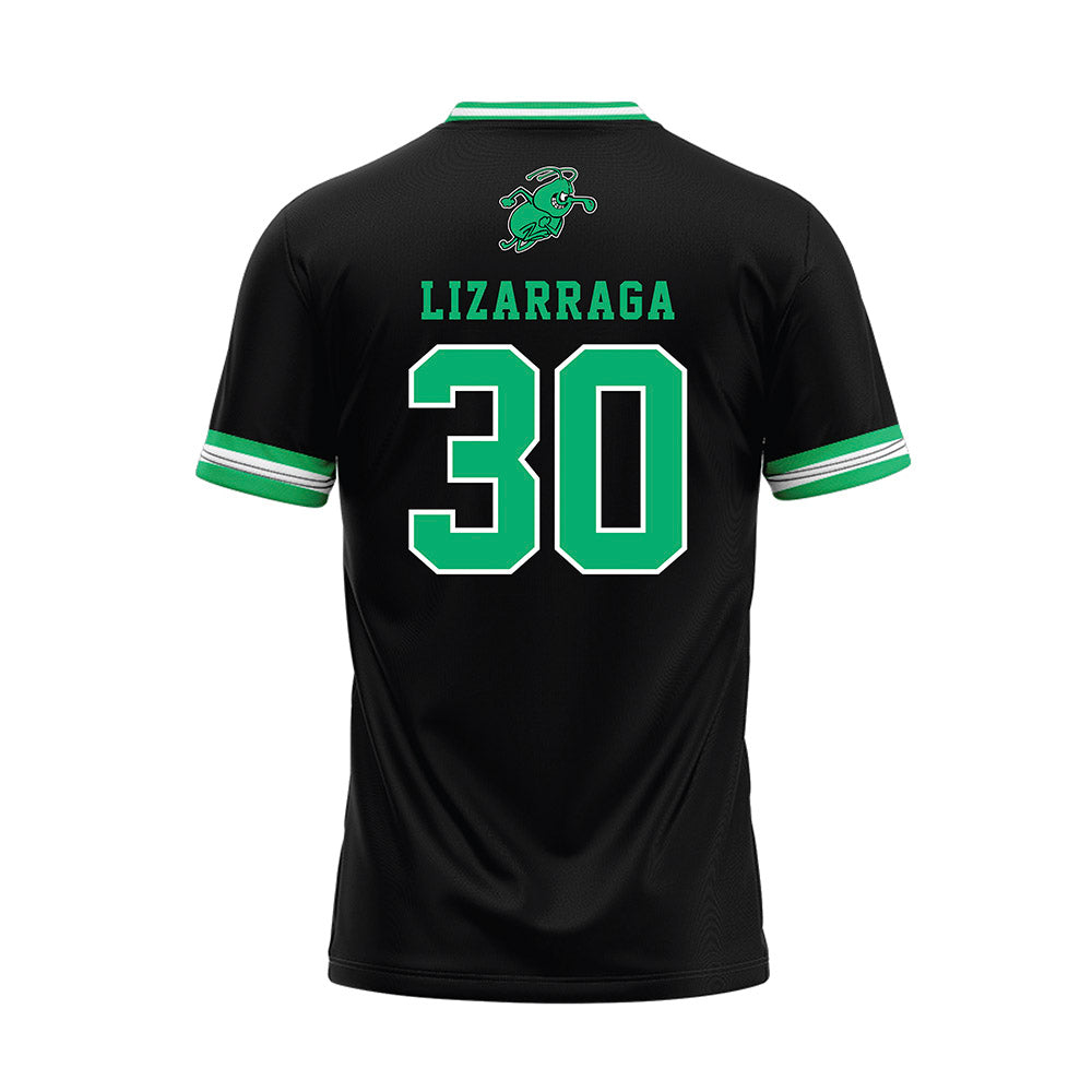 UAM - NCAA Baseball : Daniel Lizarraga - Black Baseball Jersey-1