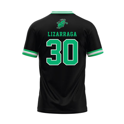 UAM - NCAA Baseball : Daniel Lizarraga - Black Baseball Jersey-1