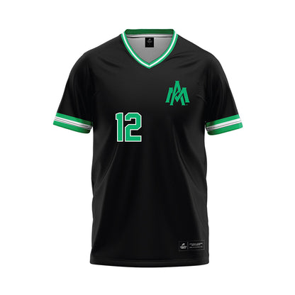 UAM - NCAA Baseball : Drew Floyd - Black Baseball Jersey-0