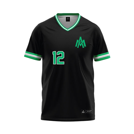 UAM - NCAA Baseball : Drew Floyd - Black Baseball Jersey-0