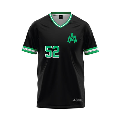 UAM - NCAA Baseball : Caden Carney - Black Baseball Jersey-0