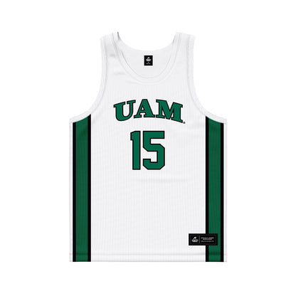 UAM - NCAA Women's Basketball : Alindsey Long - White Basketball Jersey-0