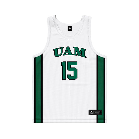 UAM - NCAA Women's Basketball : Alindsey Long - White Basketball Jersey-0