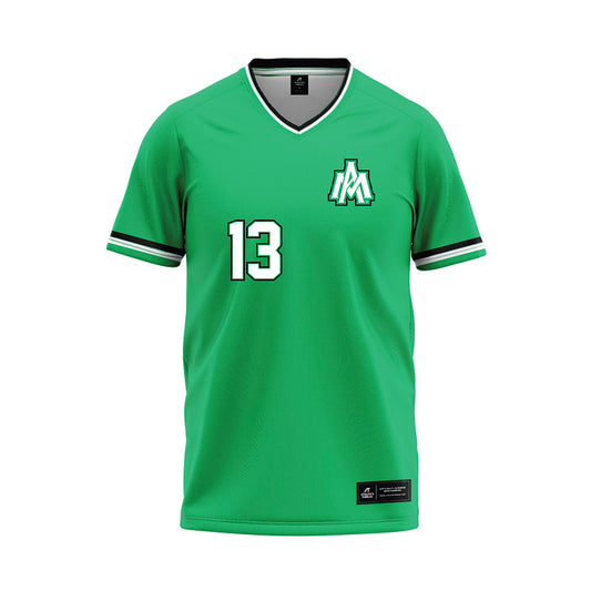 UAM - NCAA Softball : Lainey Tippen - Green Baseball Jersey-0