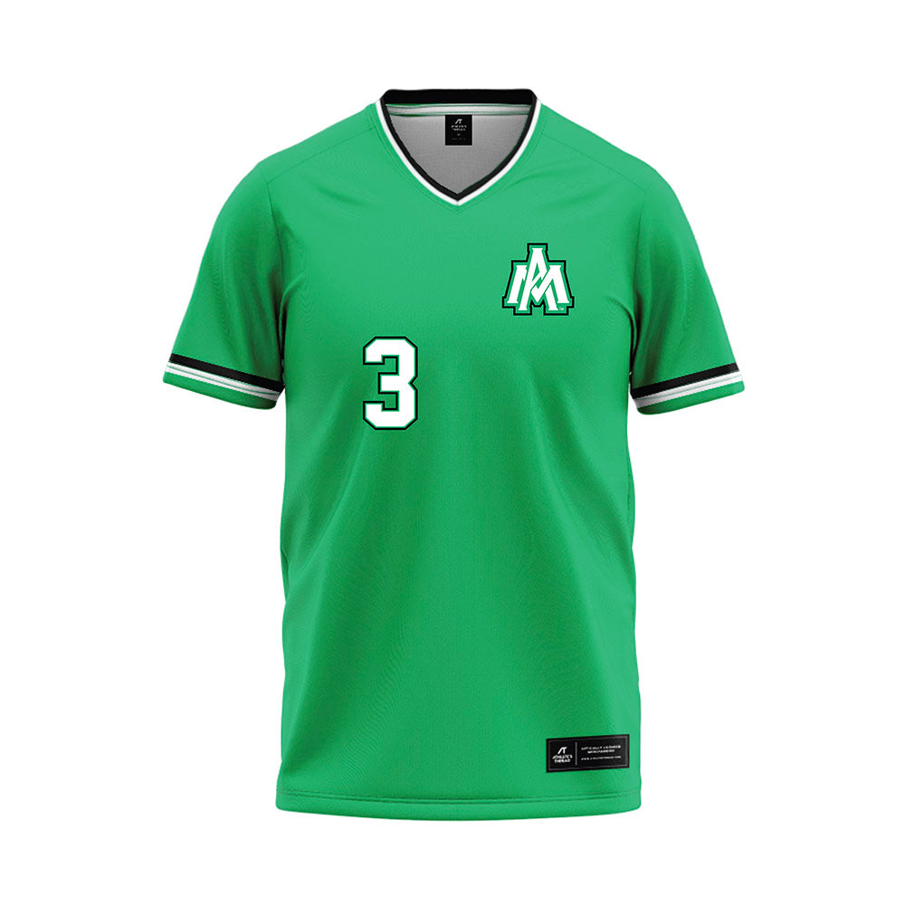 UAM - NCAA Softball : Aubry O'Bryant - Green Baseball Jersey-0