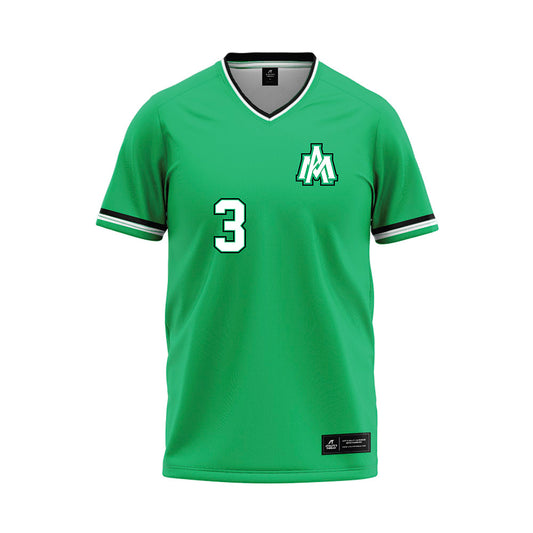 UAM - NCAA Softball : Aubry O'Bryant - Green Baseball Jersey-0