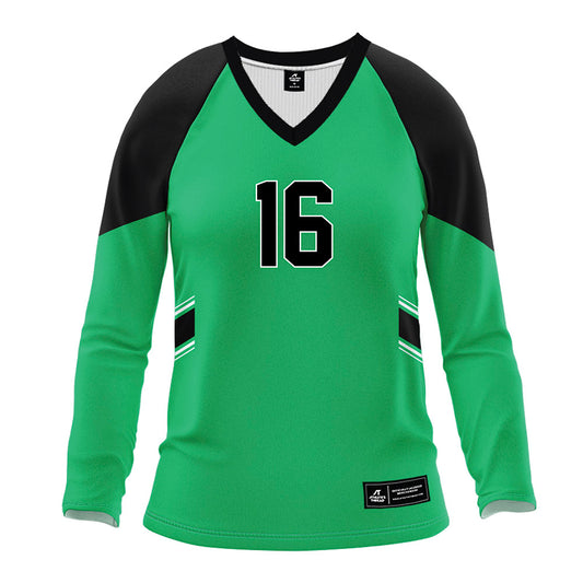 UAM - NCAA Women's Volleyball : Mckenna Ferris - Green Volleyball Jersey-0
