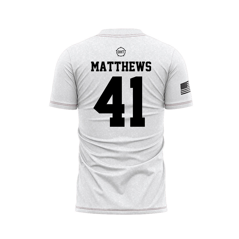 Alabama - NCAA Football : Jamarion Matthews - Operation Hat Trick Soccer Jersey-1