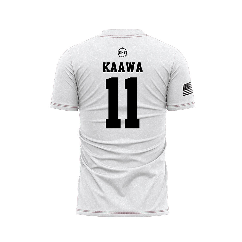 Alabama - NCAA Football : Tayden-Evan Kaawa - Operation Hat Trick Soccer Jersey-1
