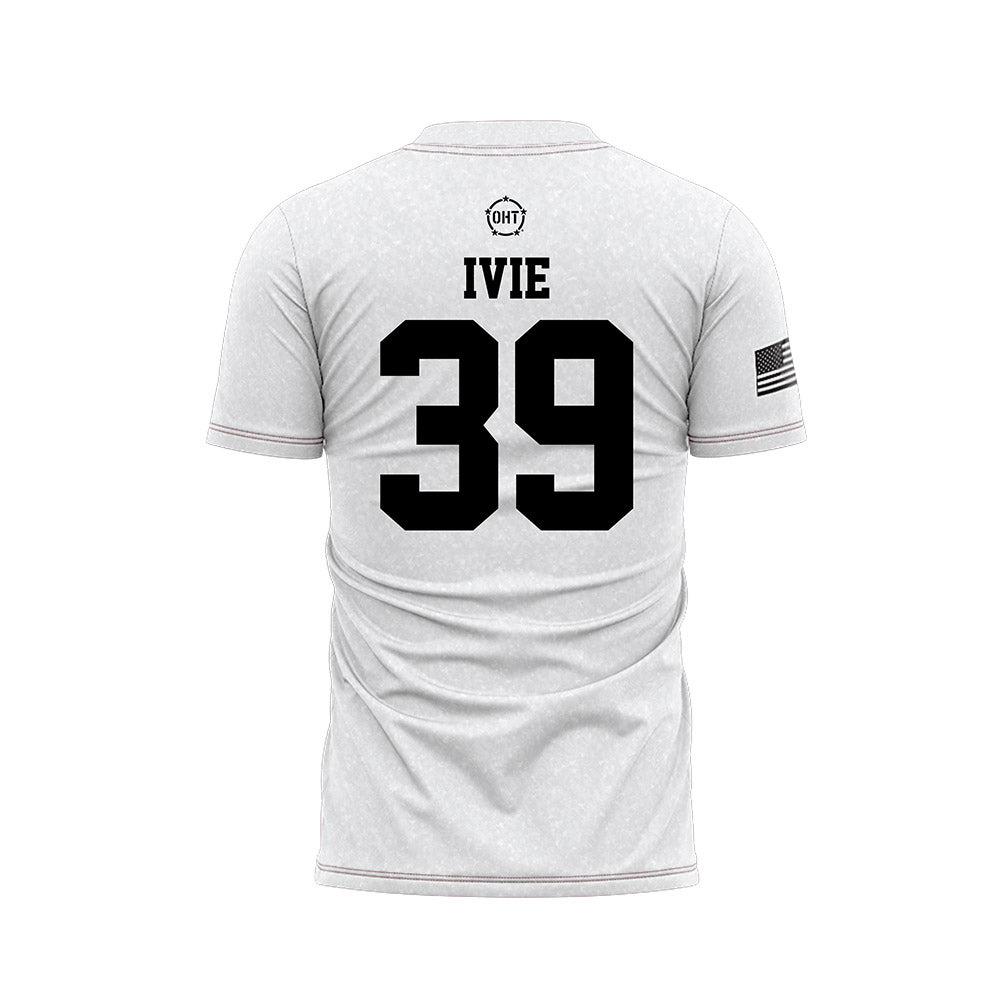 Alabama - NCAA Football : Jake Ivie - Operation Hat Trick Soccer Jersey-1