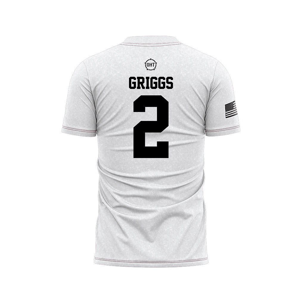 Alabama - NCAA Softball : Gerritt Griggs - Operation Hat Trick Soccer Jersey-1
