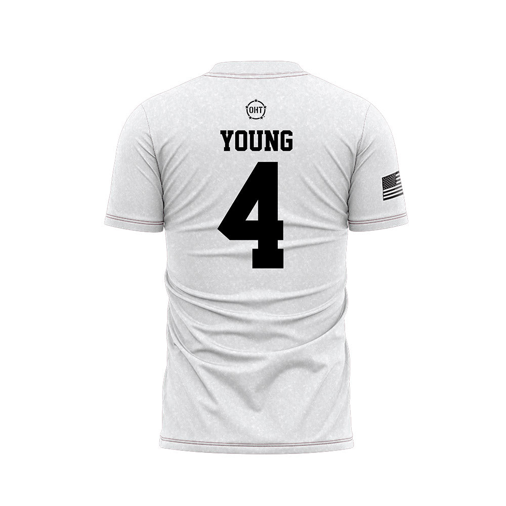 Alabama - NCAA Softball : Jena Young - Operation Hat Trick Soccer Jersey-1