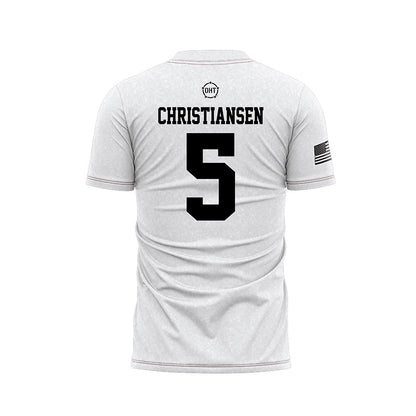 Alabama - NCAA Baseball : Sam Christiansen - Operation Hat Trick Soccer Jersey-1