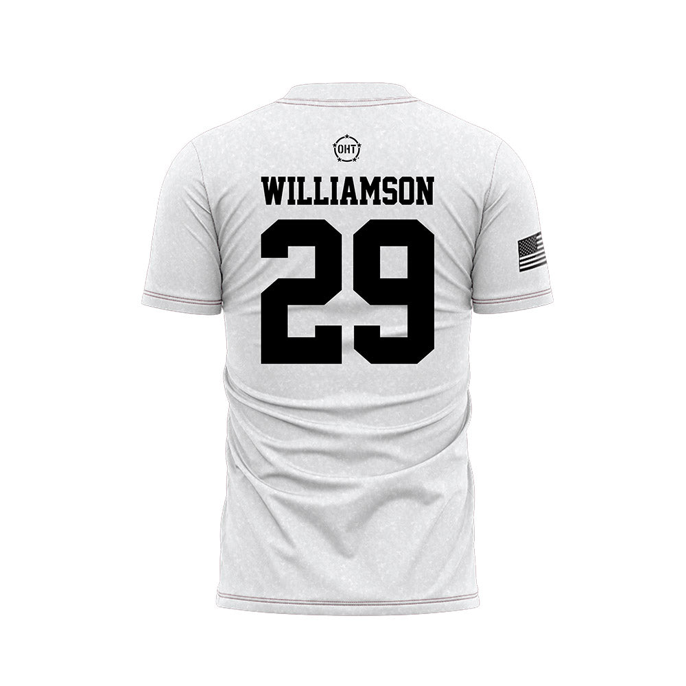 Alabama - NCAA Baseball : Jojo Williamson - Operation Hat Trick Soccer Jersey-1