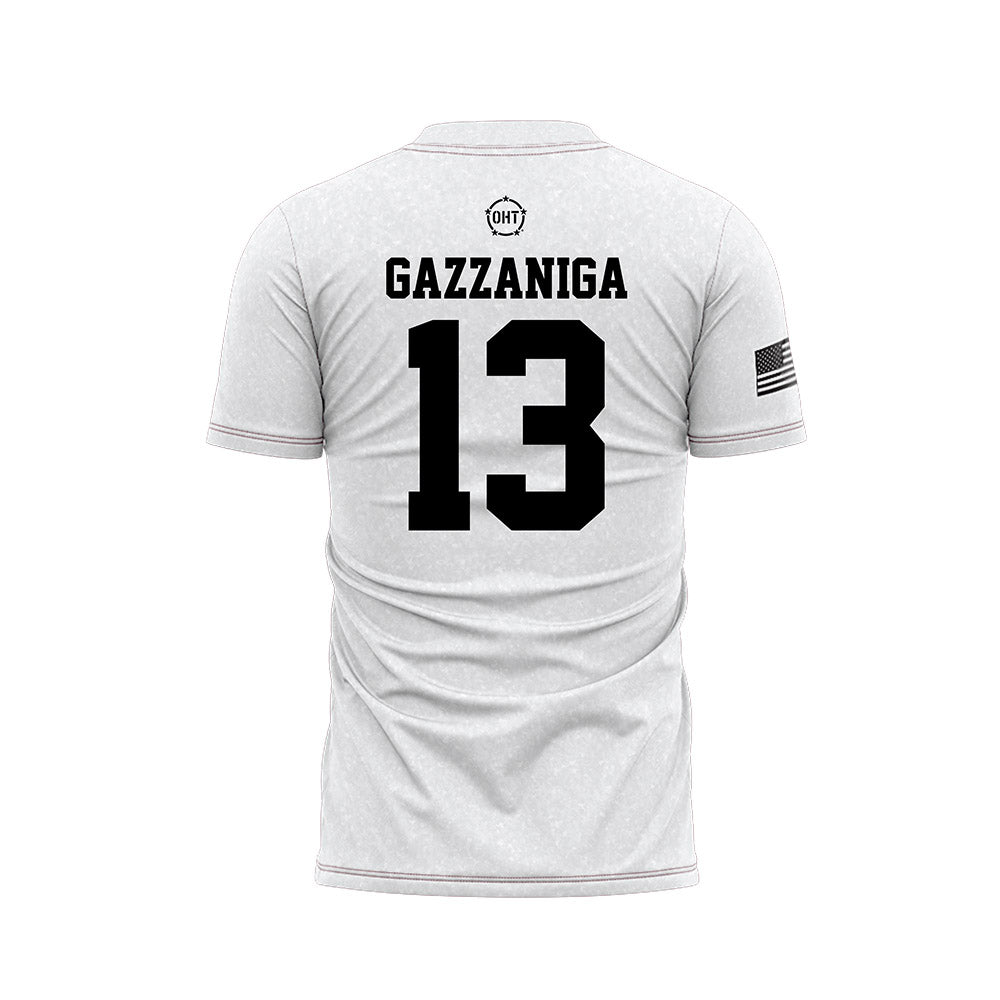 Alabama - NCAA Football : John Gazzaniga - Operation Hat Trick Soccer Jersey-1