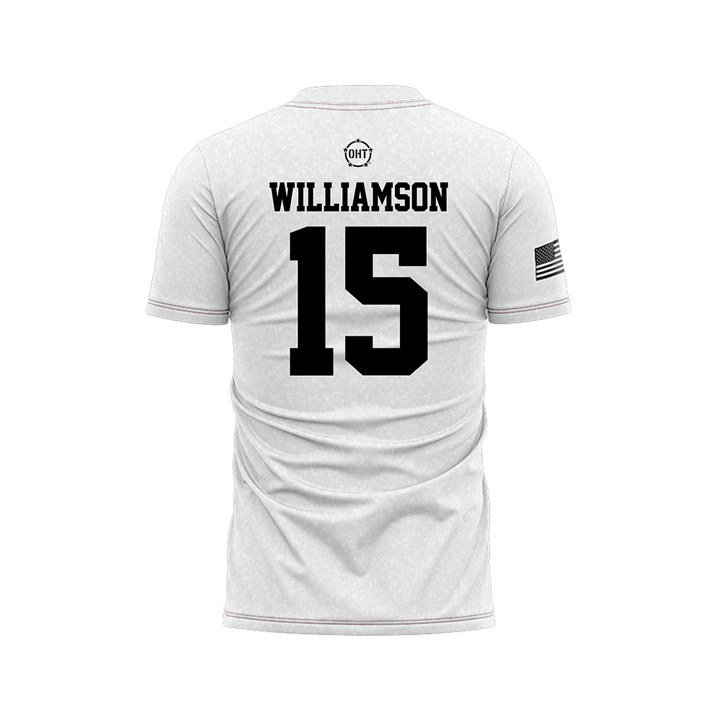 Alabama - NCAA Men's Basketball : Noah Williamson - Operation Hat Trick Soccer Jersey-1