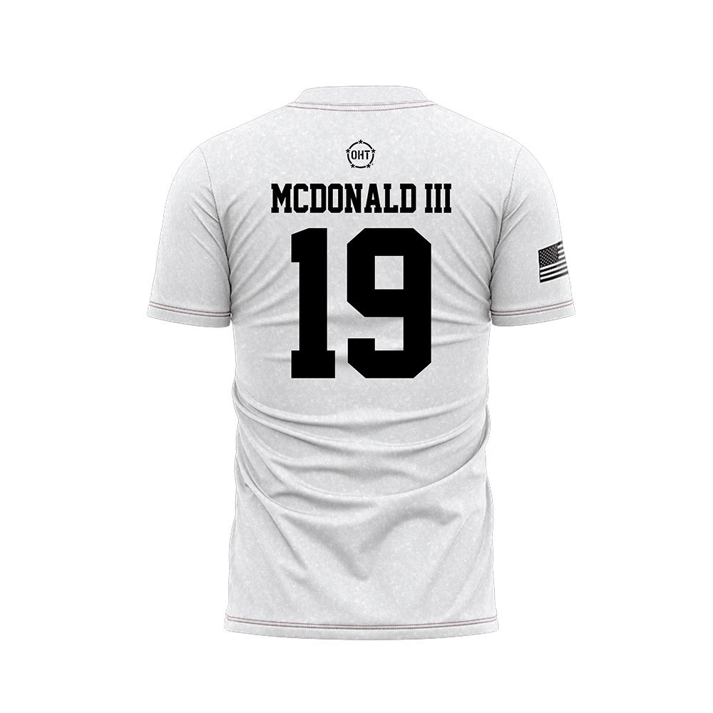 Alabama - NCAA Football : Chuck McDonald III - Operation Hat Trick Soccer Jersey-1