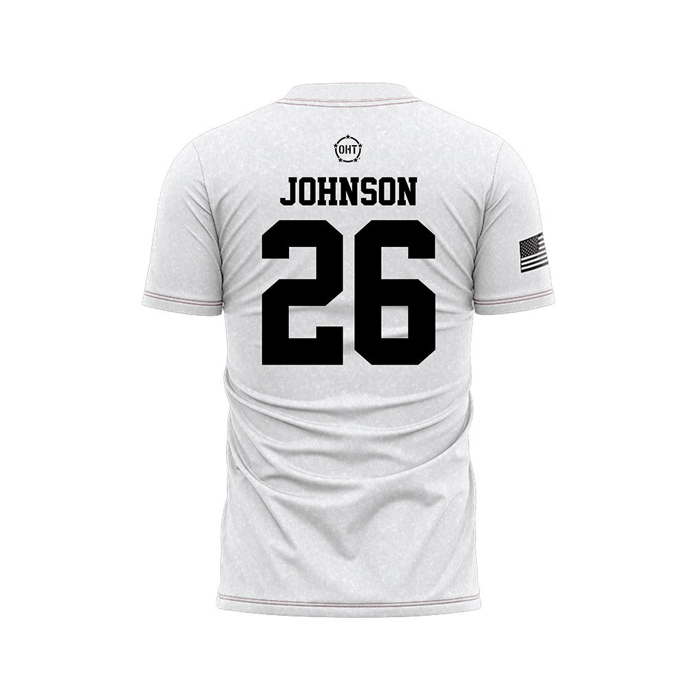 Alabama - NCAA Baseball : Zack Johnson - Operation Hat Trick Soccer Jersey-1